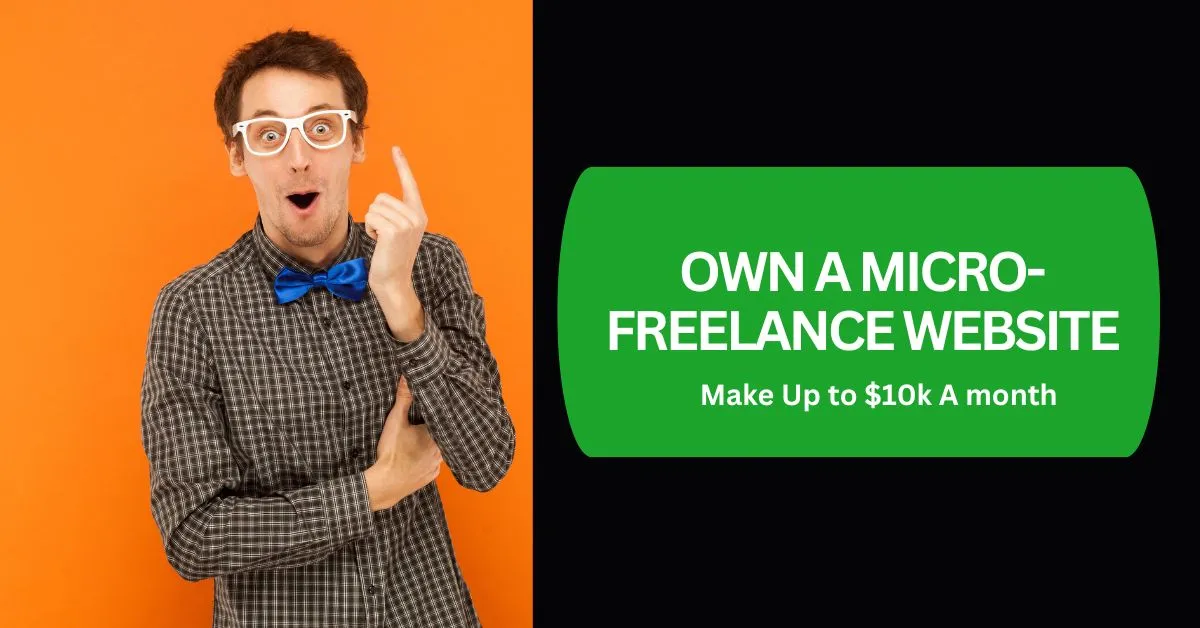 You can Make $10k Per Month By Owning Freelance Website like Fiverr.com