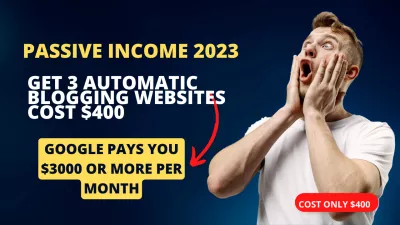 I will create Automatic News or Automatic Bloging Website to make passive income