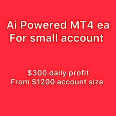 i will Provide you  High Profit trading robot for small Account size